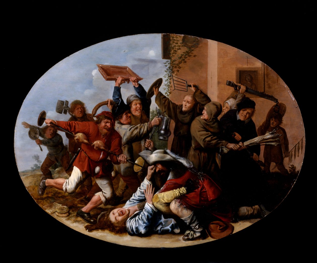 Bataille entre le carnaval et le carême - Jan Miense Molenaer