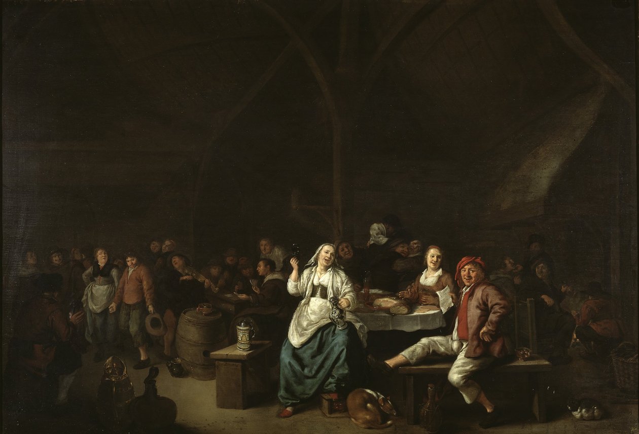 Beuverie dans une auberge - Jan Miense Molenaer