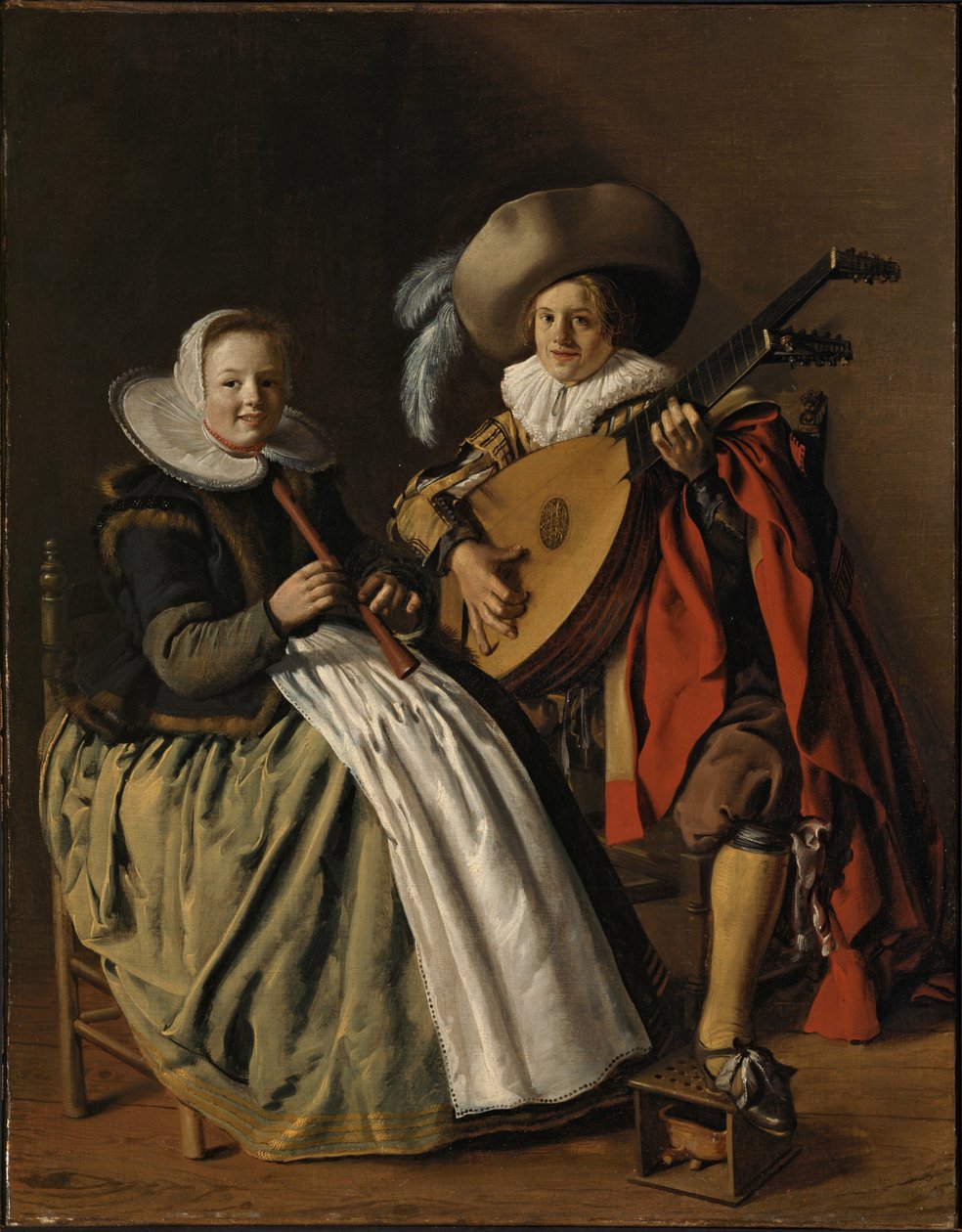 Le duo, vers 1629 (huile sur toile) - Jan Miense Molenaer