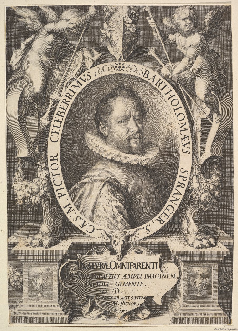 Portrait de Bartholomeus Spranger - Jan Muller