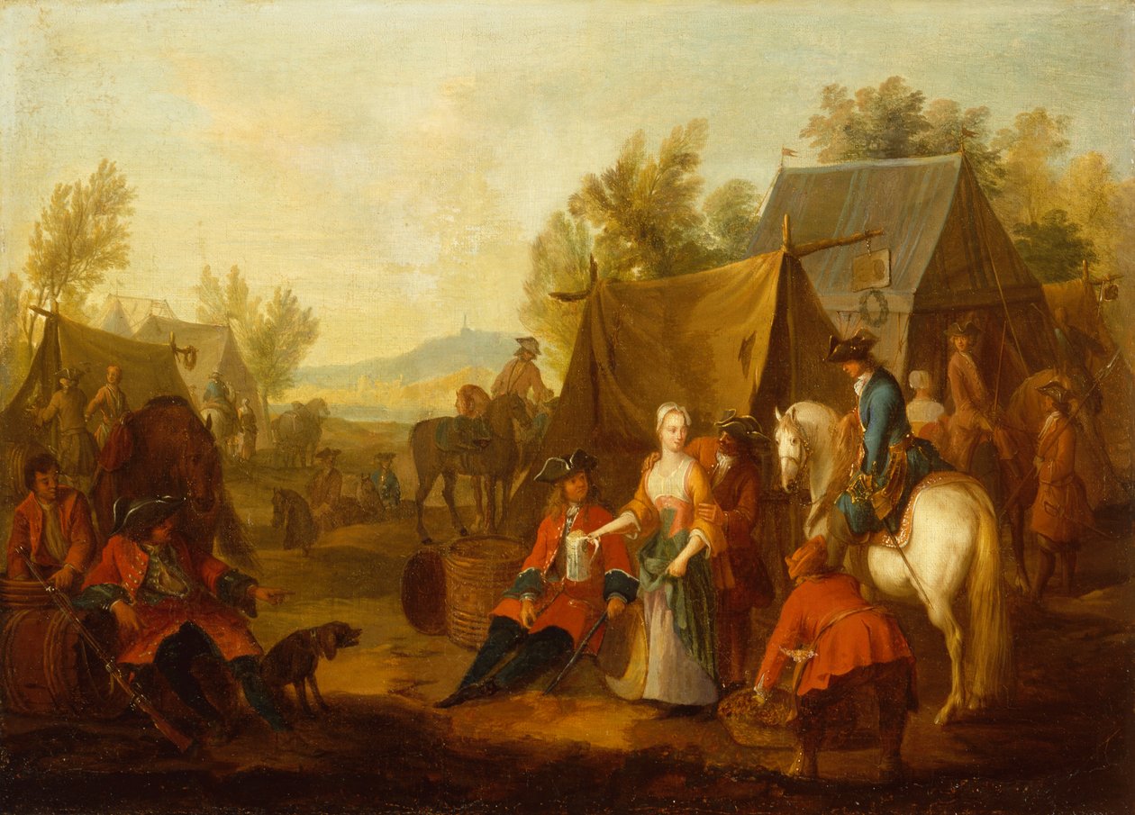 Camp militaire - Jan Peeter Verdussen