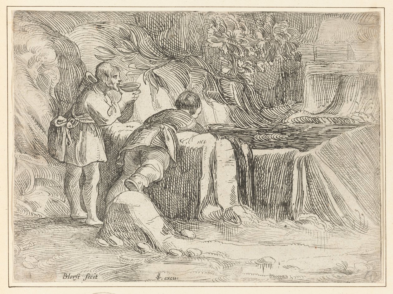 Deux hommes près d