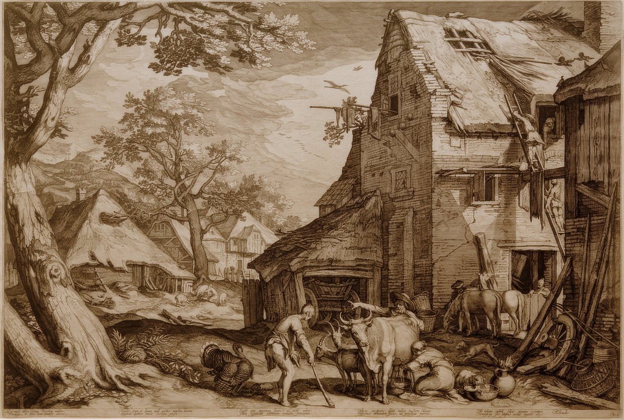 Le fils prodigue comme gardien de porcs - Jan Pietersz Saenredam