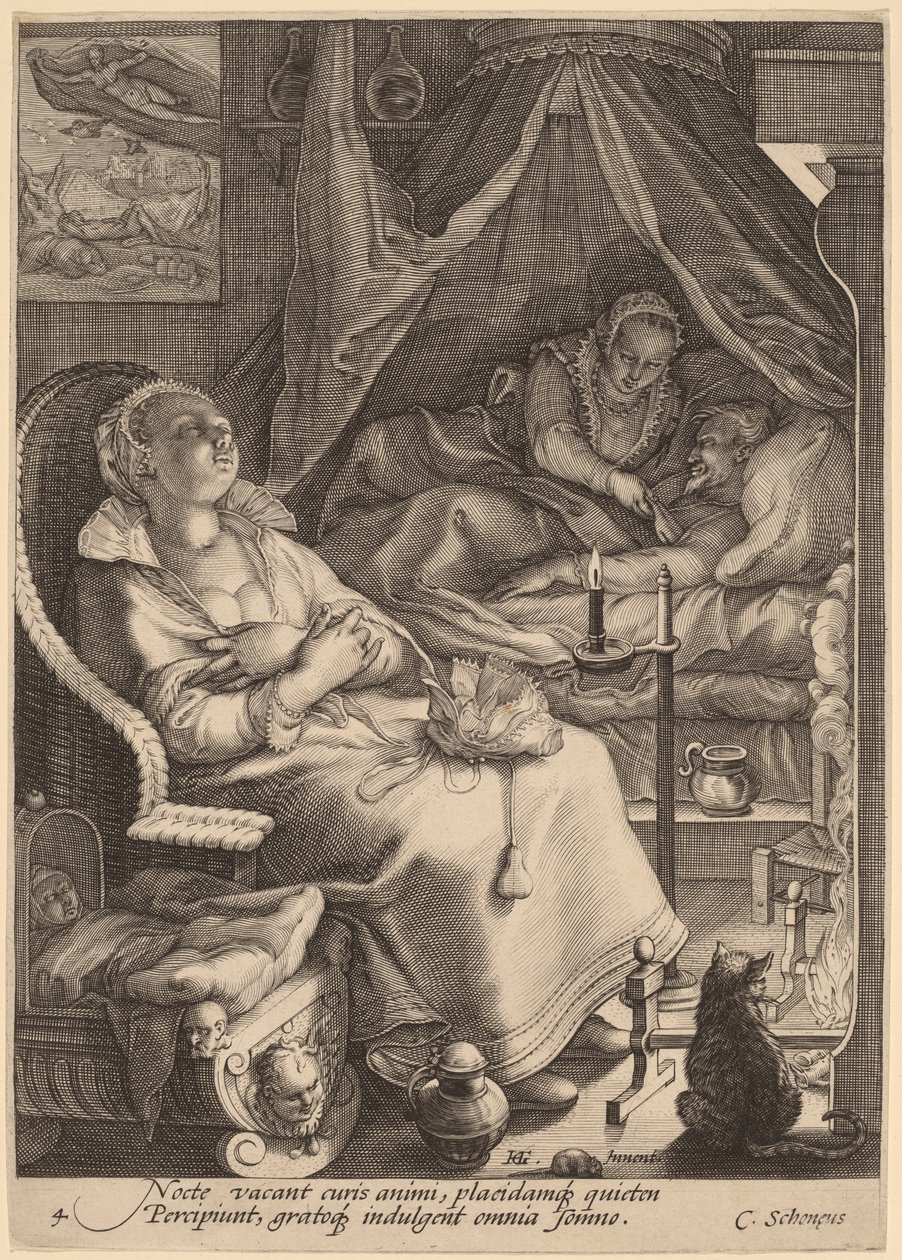 Nuit - Jan Pietersz Saenredam, after Hendrik Goltzius