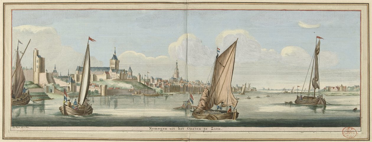 Vue de Nimègue depuis l