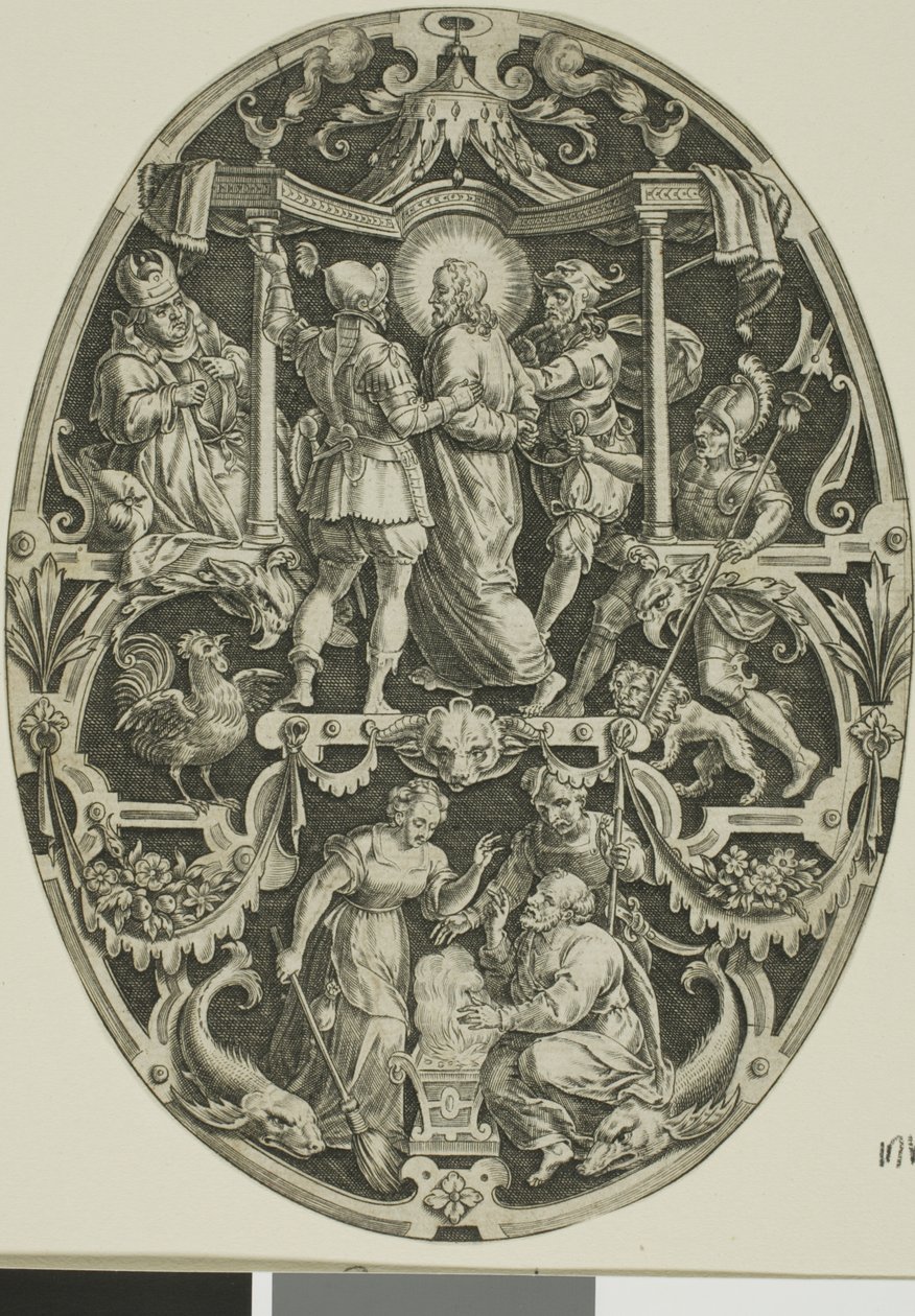 Arrestation du Christ, extrait de La Passion du Christ - Jan Sadeler I
