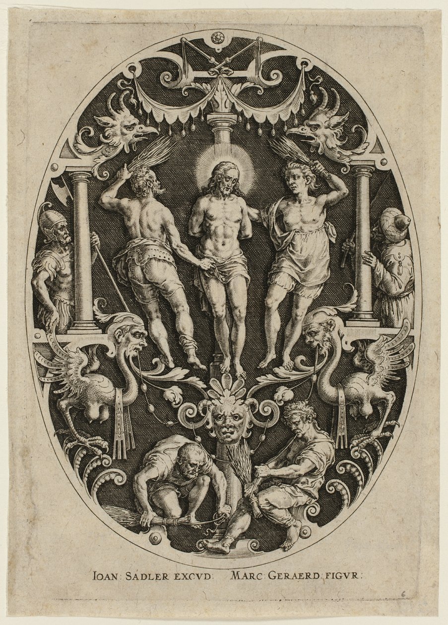 Flagellation, extrait de La Passion du Christ - Jan Sadeler I