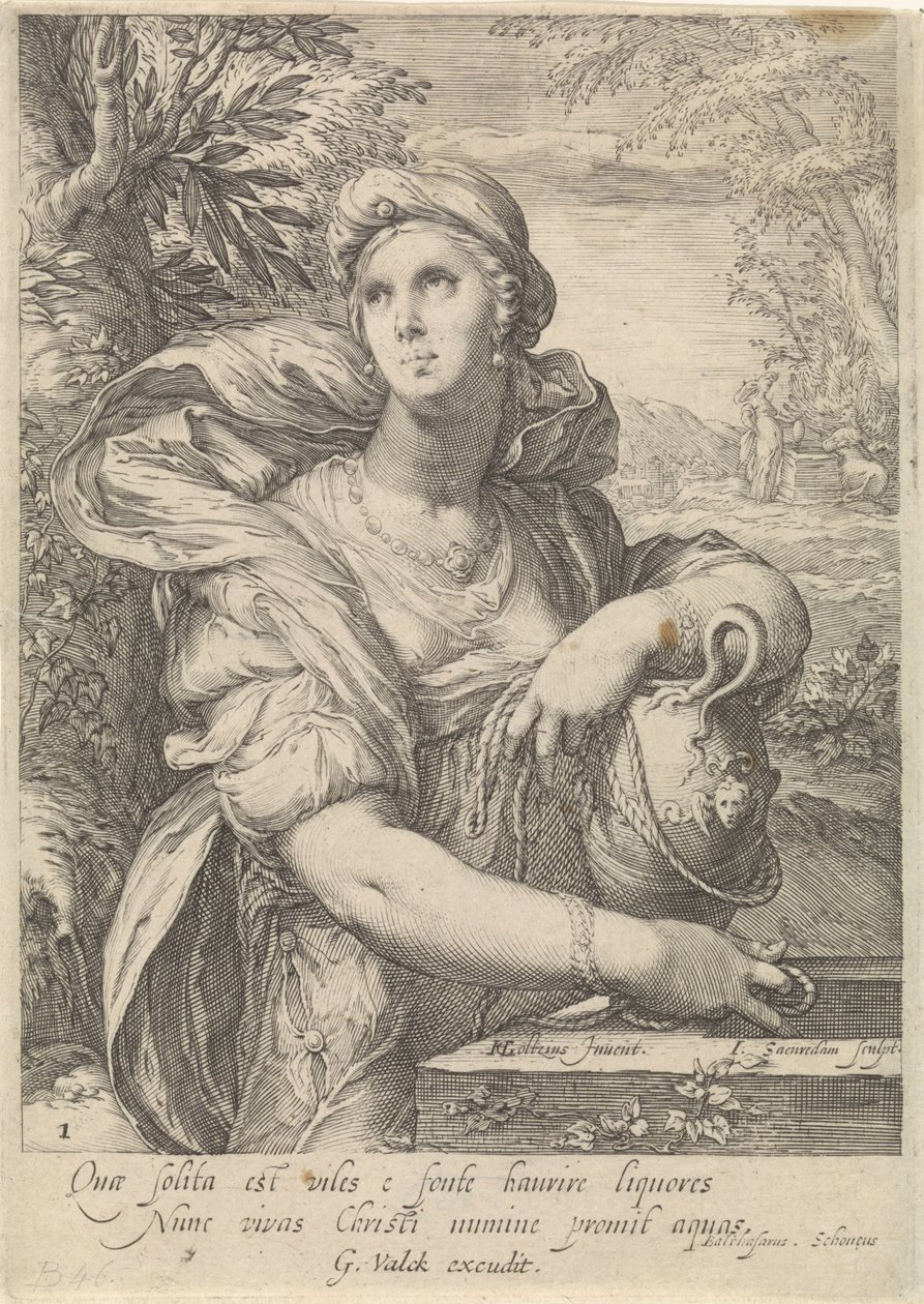 La femme samaritaine - Jan Saenredam