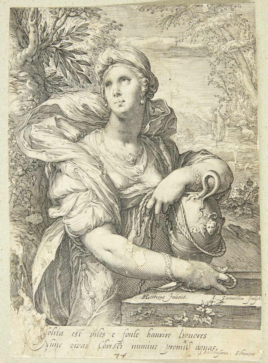 La femme samaritaine au puits - Jan Saenredam