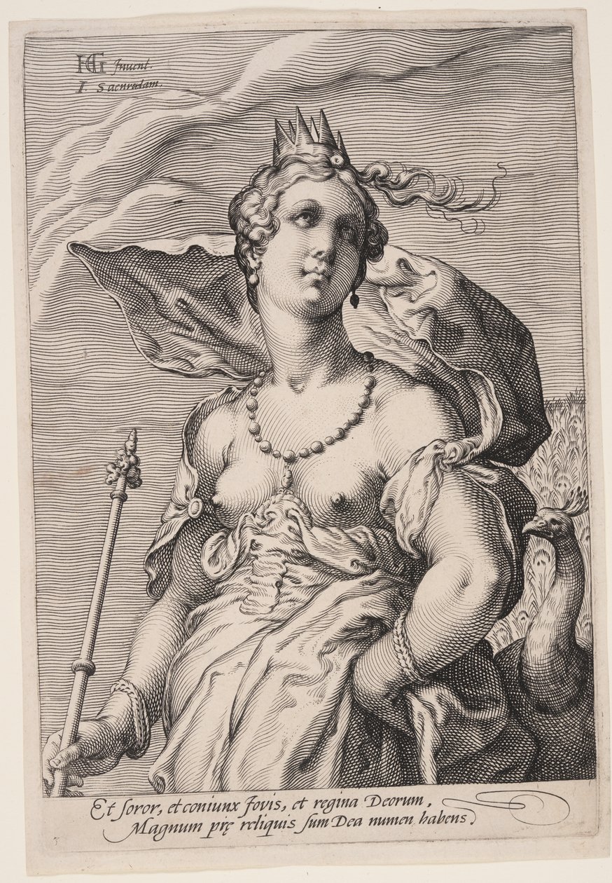 Junon, des Trois Déesses - Jan Saenredam