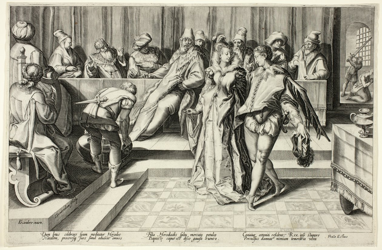 Salomé dansant devant Hérode - Jan Saenredam