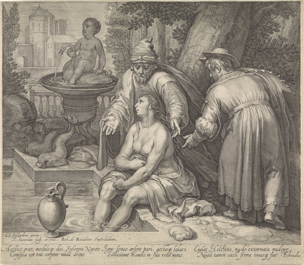 Suzanne et les vieillards - Jan Saenredam