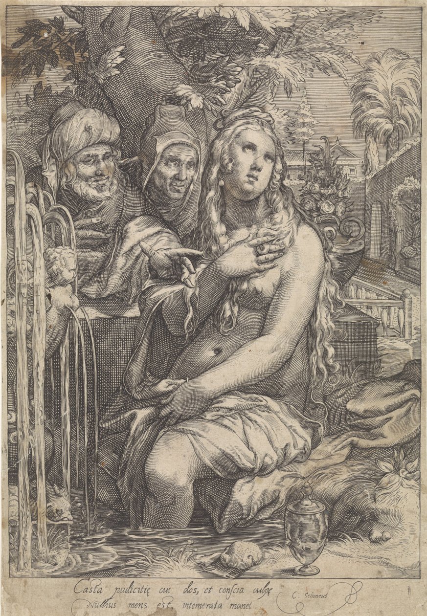 Suzanne et les vieillards - Jan Saenredam