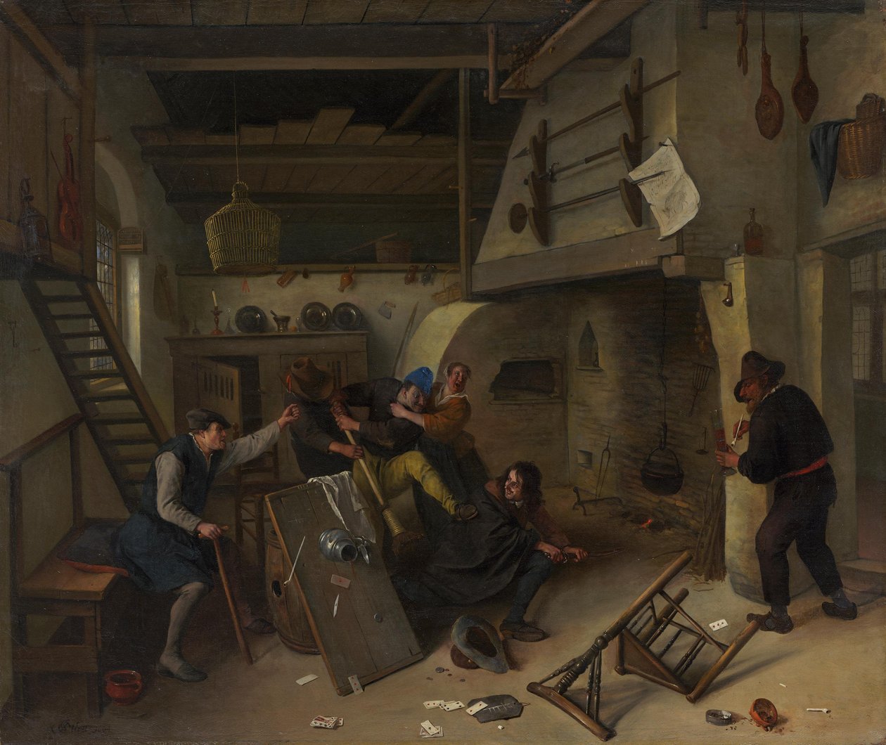 Rixe dans une taverne - Jan Steen