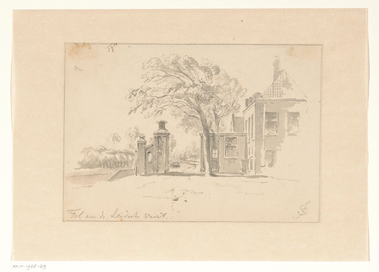Péage sur le canal de Leyde à Haarlem - Jan Striening