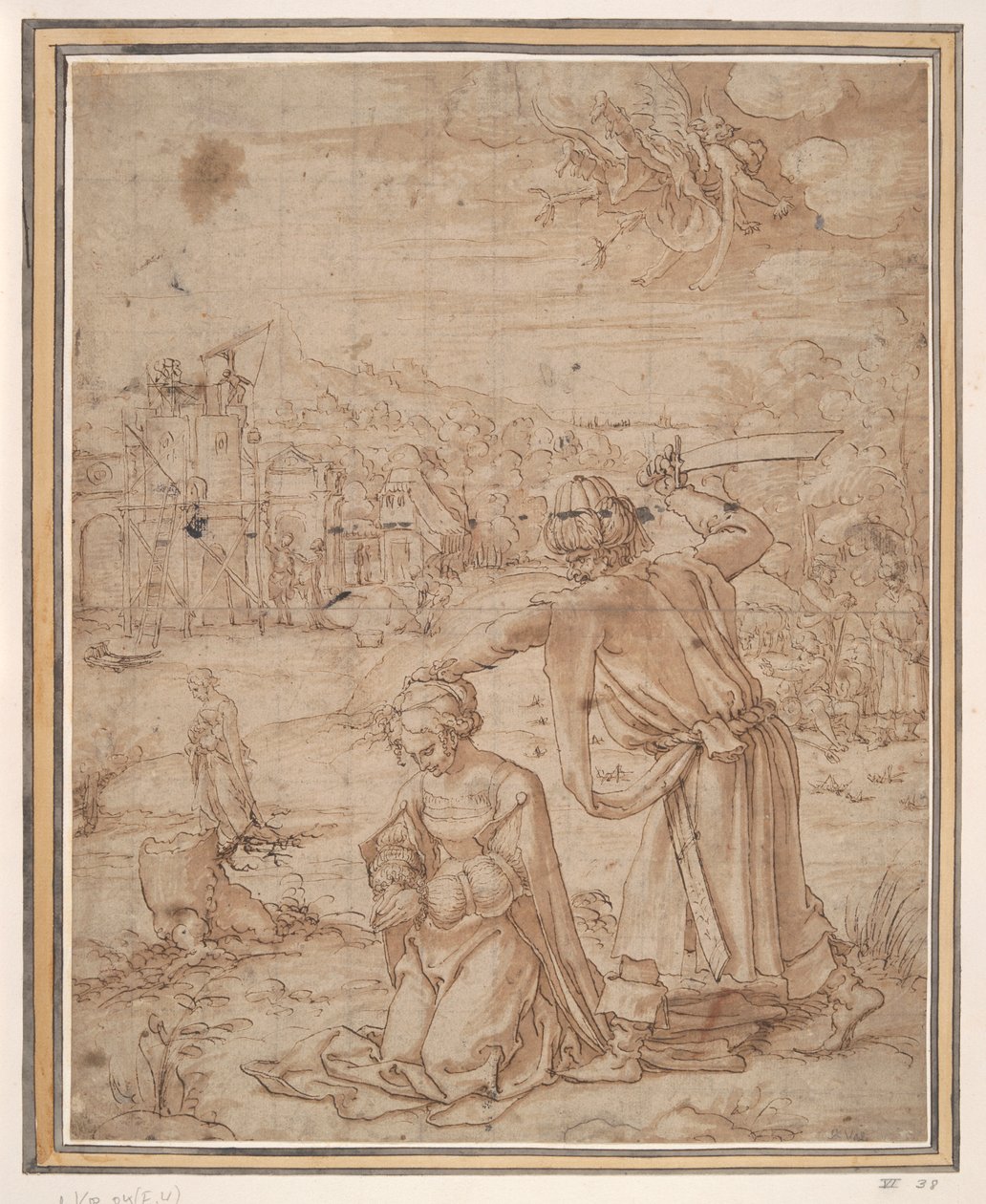 Décapitation de Sainte Barbe - Jan Swart Van Groningen