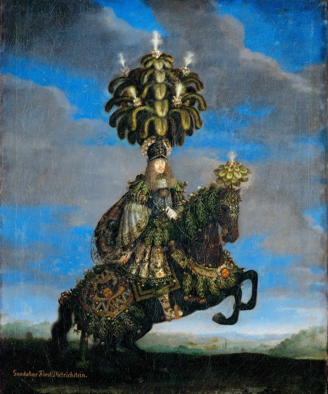 Gundakar, Prince Dietrichstein 1623-1690 en costume pour un ballet équestre, 1667 - Jan Thomas