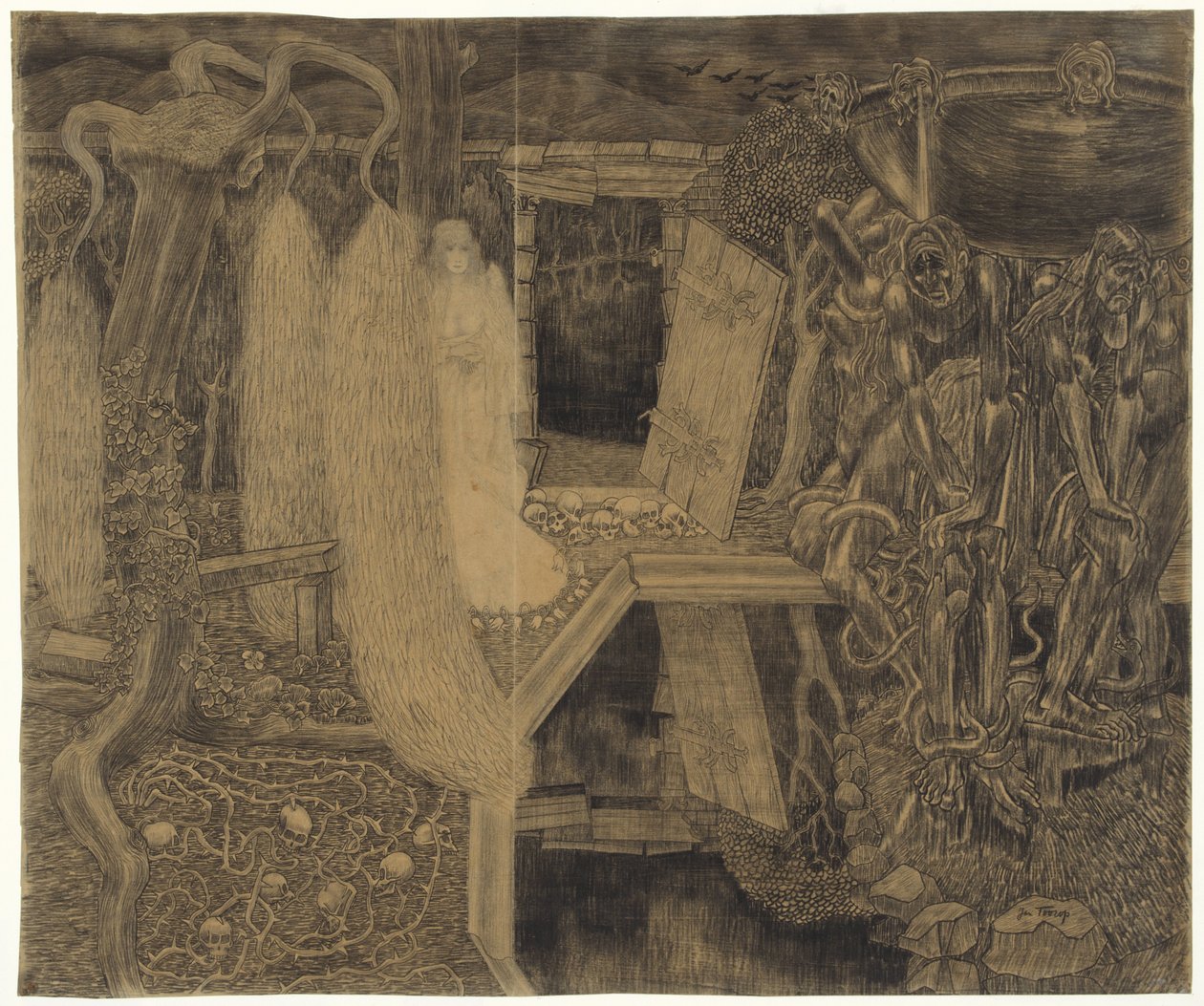 Le Vieux Jardin des Douleurs - Jan Toorop