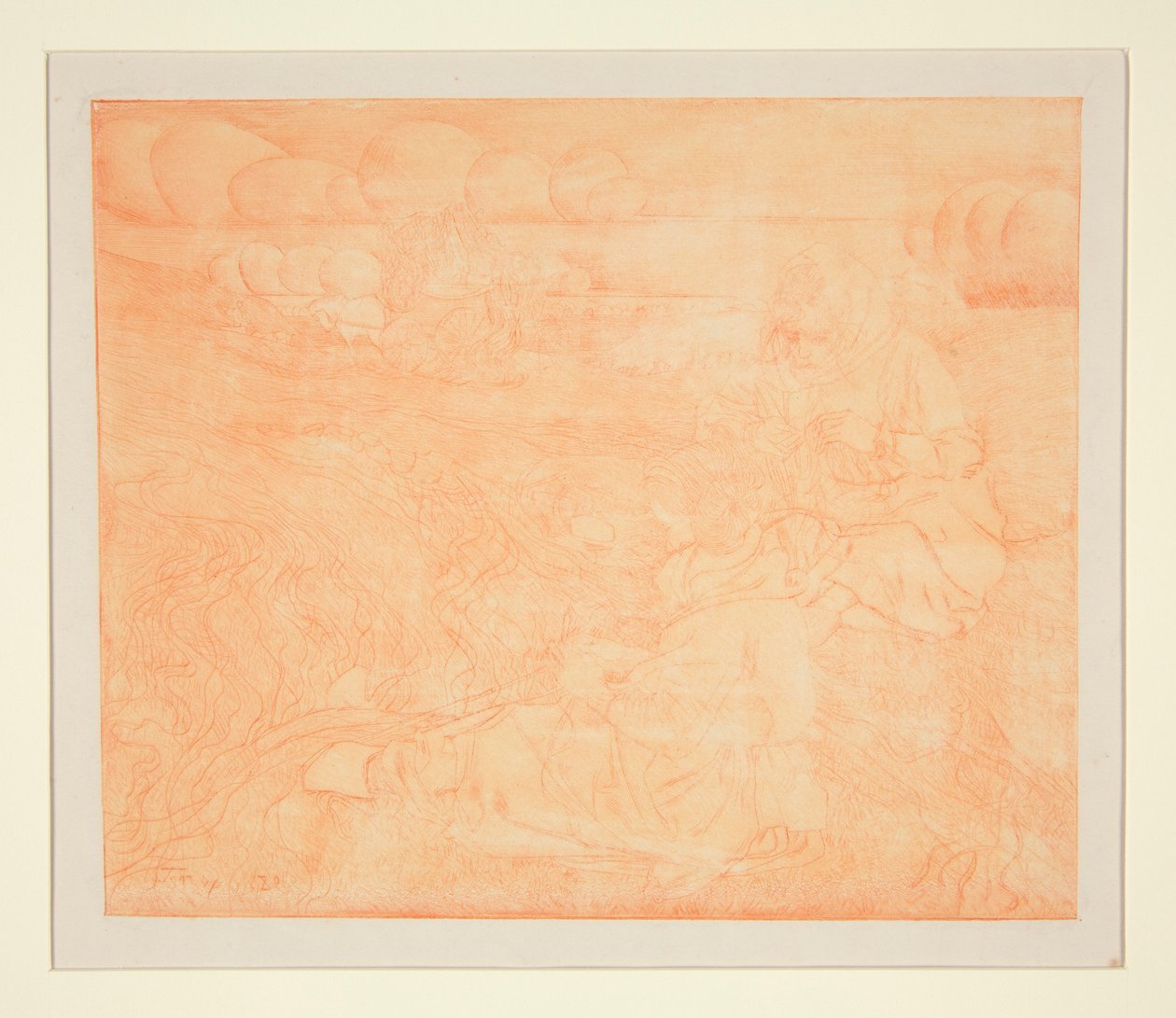 Femmes réparant des filets de pêche - Jan Toorop