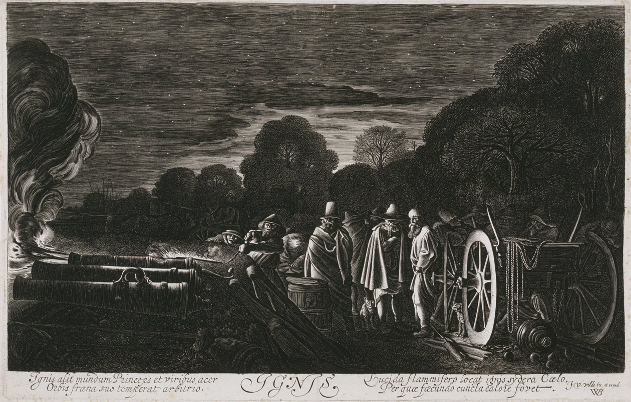 Les Quatre Éléments, Feu (Ignis), c. 1614-1622 - Jan Van de II Velde