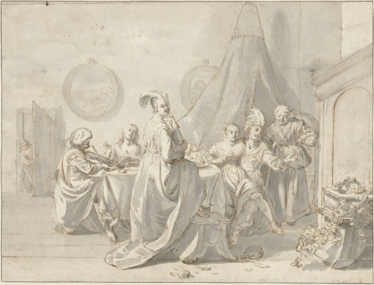 Le fils prodigue dans le bordel - Jan Verkolje (I)