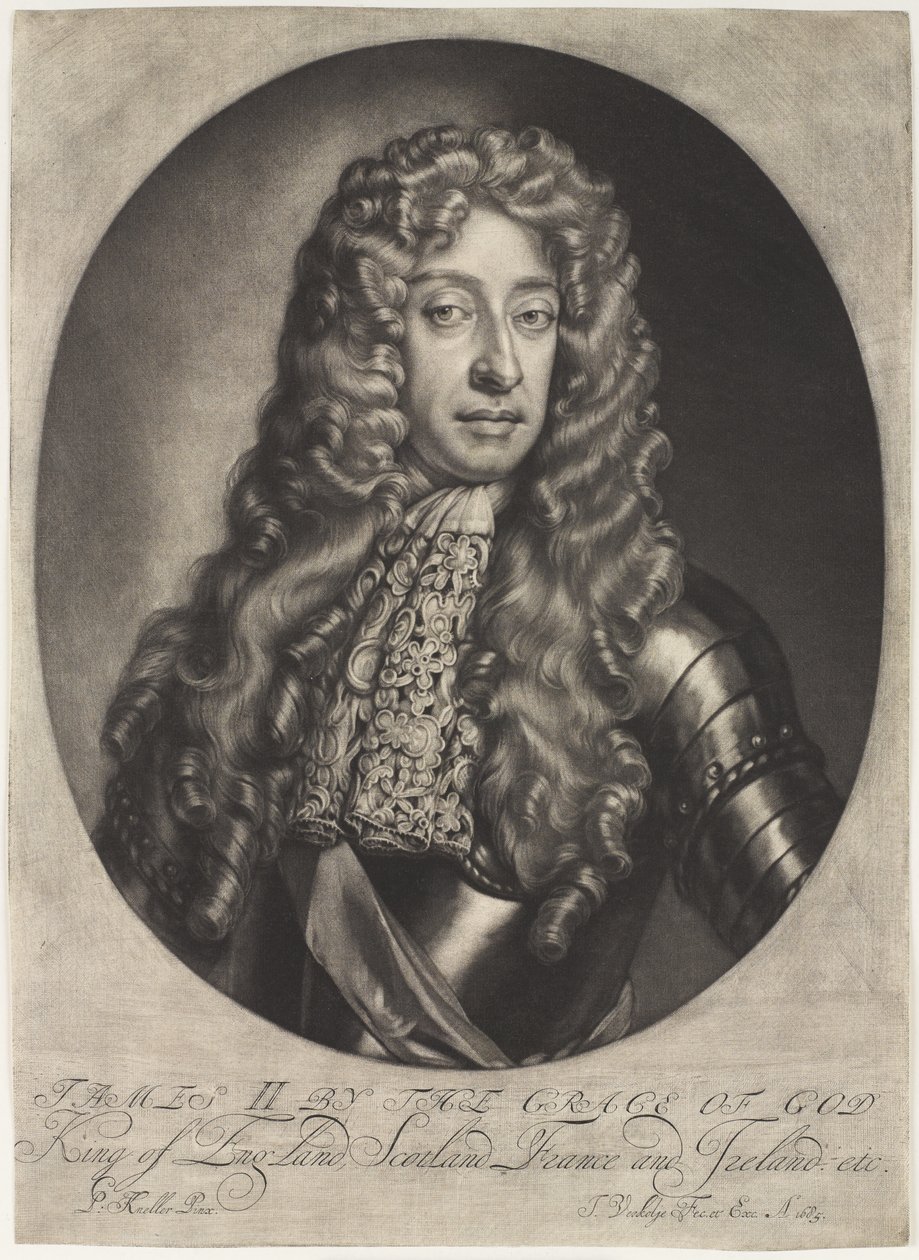 Jacques II par la grâce de Dieu Roi d
