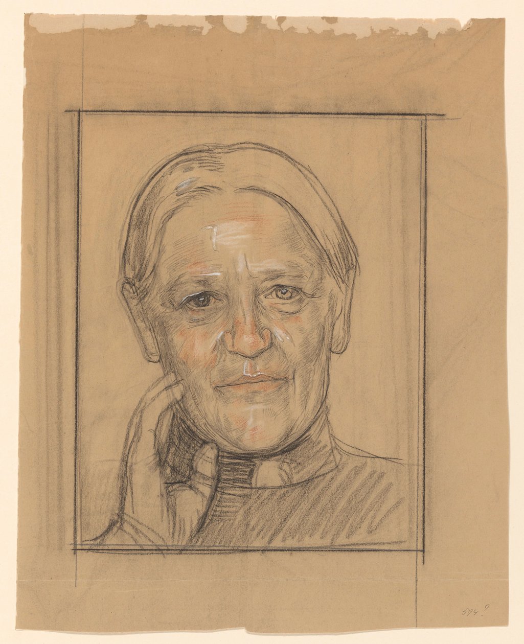 Portrait de Barendina Hermina Muhring - Jan Veth