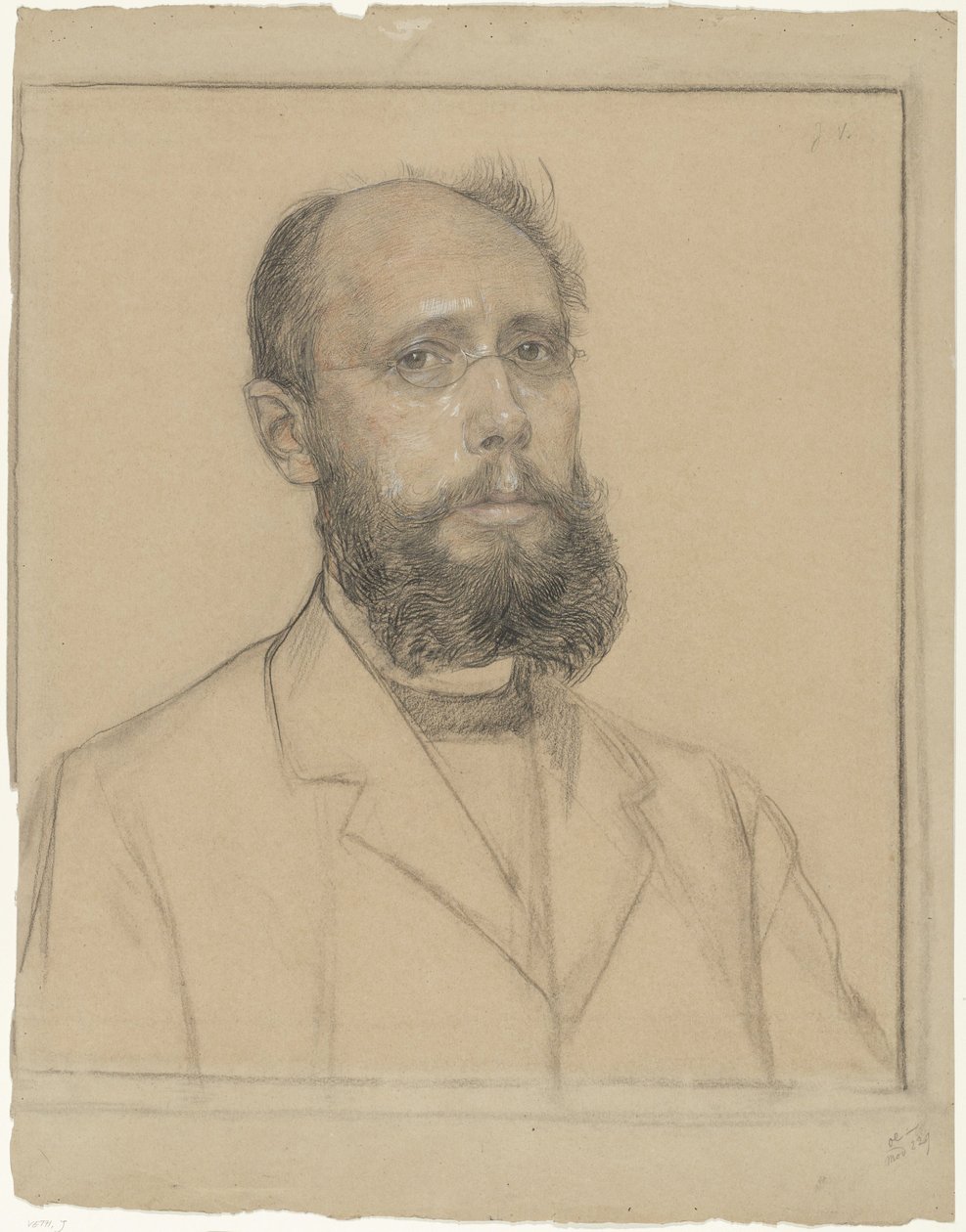 Portrait de Samuel Muller - Jan Veth