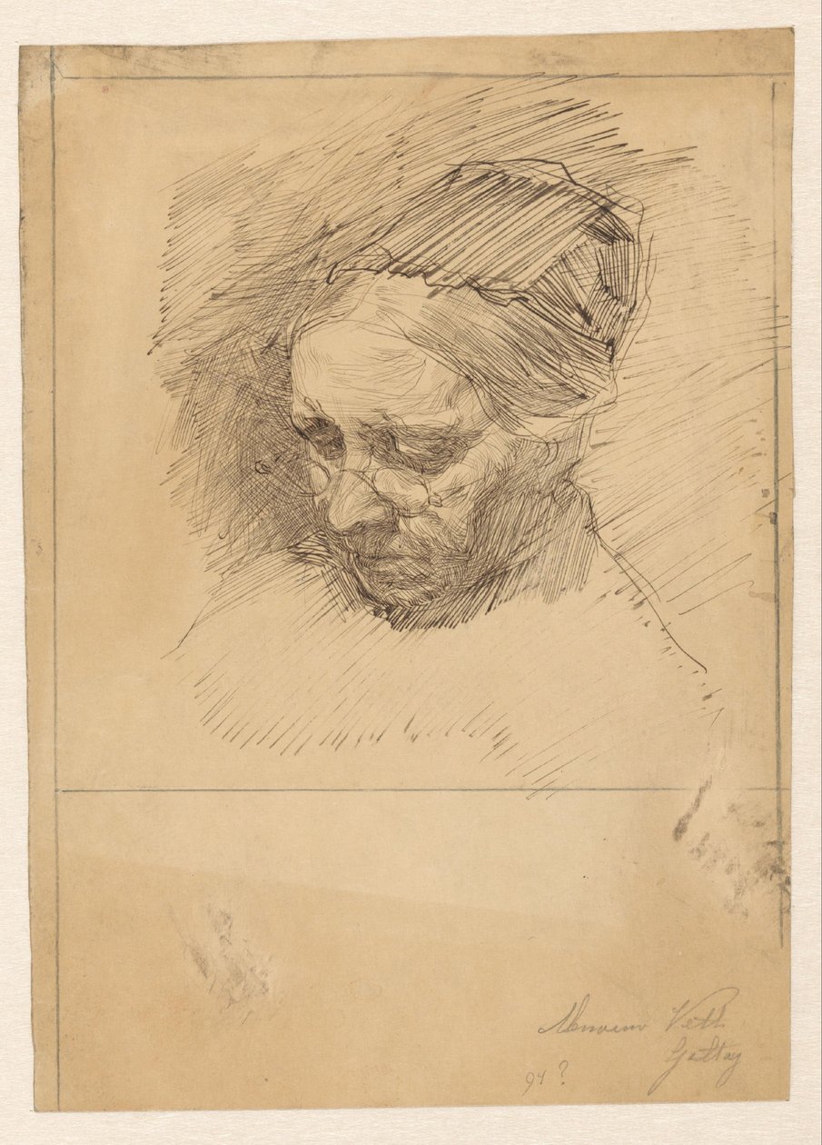 Portrait de Madame Anna Cornelia Veth-Giltay - Jan Veth