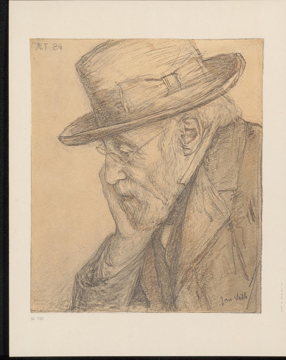 Gravure provenant des archives de Jan Veth - Jan Veth
