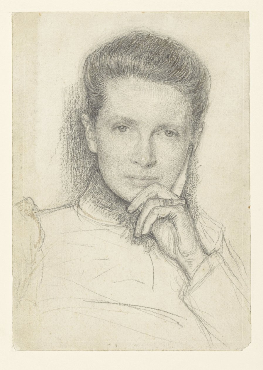 Étude pour le portrait de Mme K.C. Boxman-Winkler - Jan Veth