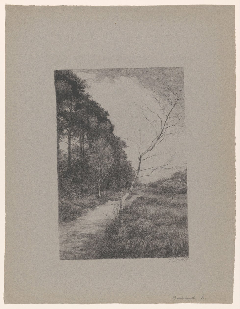 Chemin entre les arbres - Jan Veth
