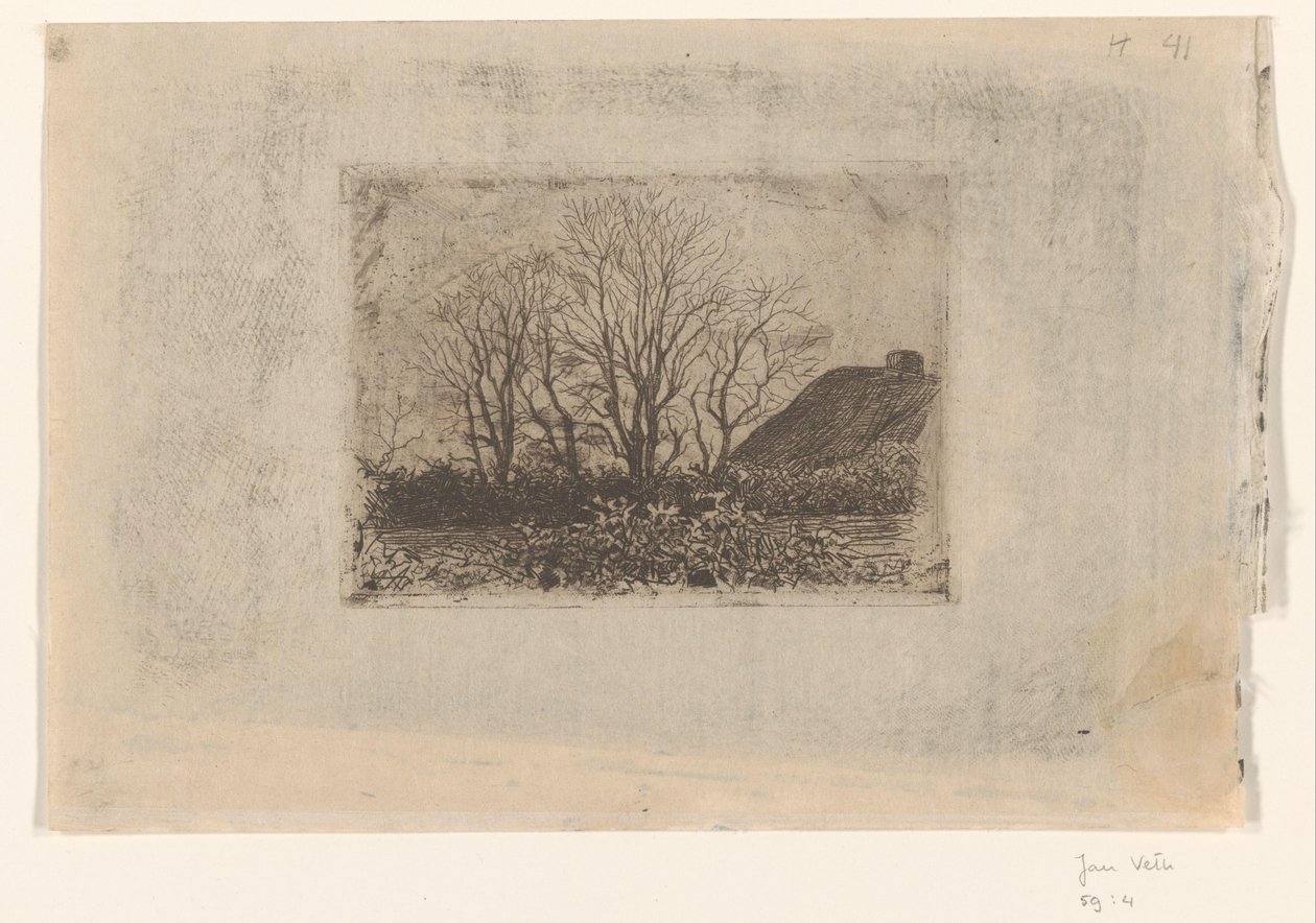 Prairie avec arbres, Ewijkshoeve - Jan Veth