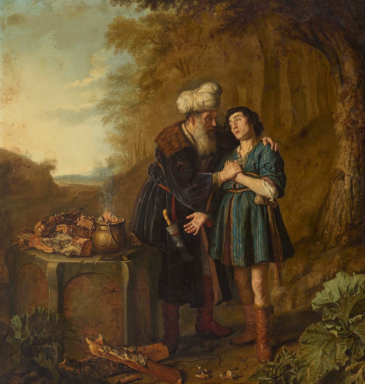 Abraham et Isaac avant le sacrifice - Jan Victors