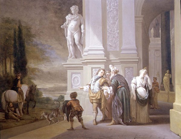 Le départ du fils prodigue - Jan Baptist Weenix