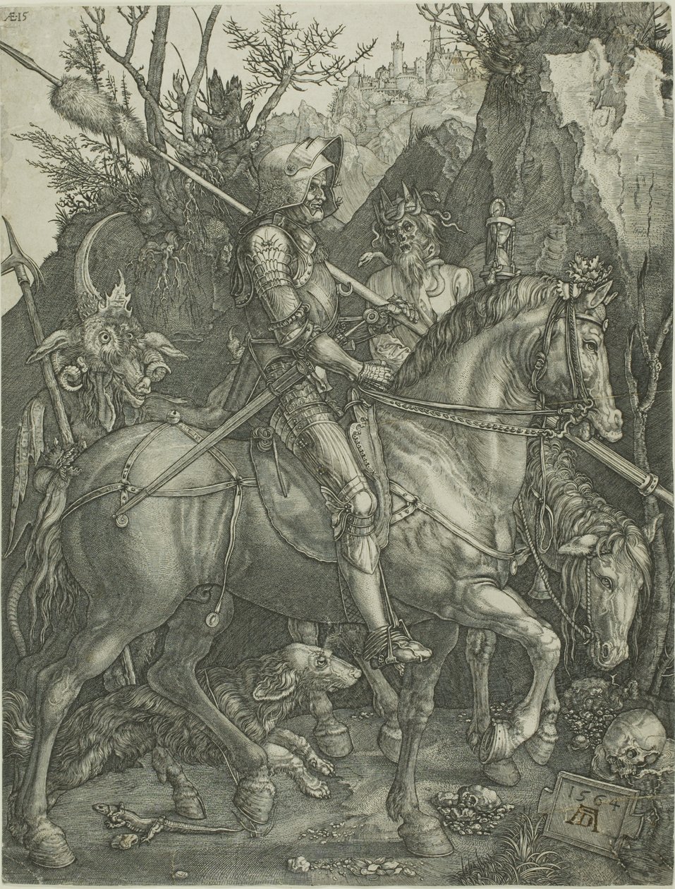 Chevalier, mort et diable - Jan Wierix