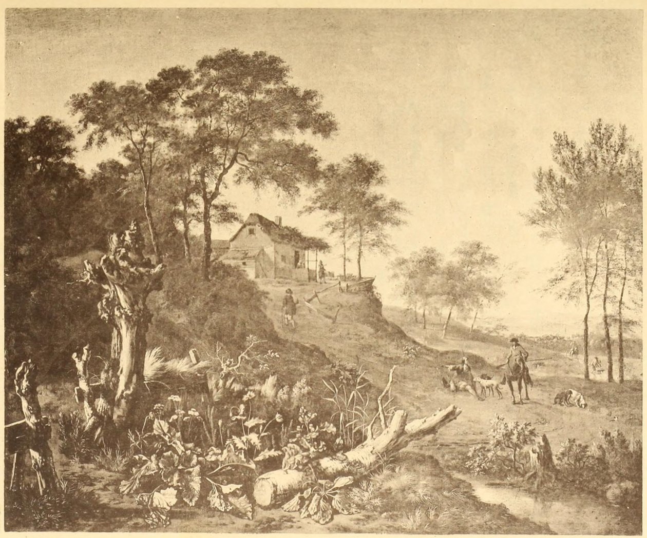 Paysage avec ferme - Jan Wijnants