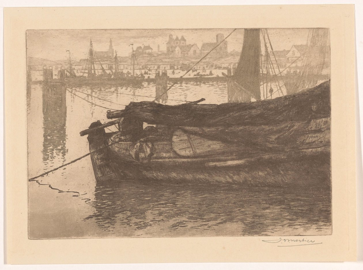 Port de Scheveningen - Jan Willem Nortier (signed by artist)