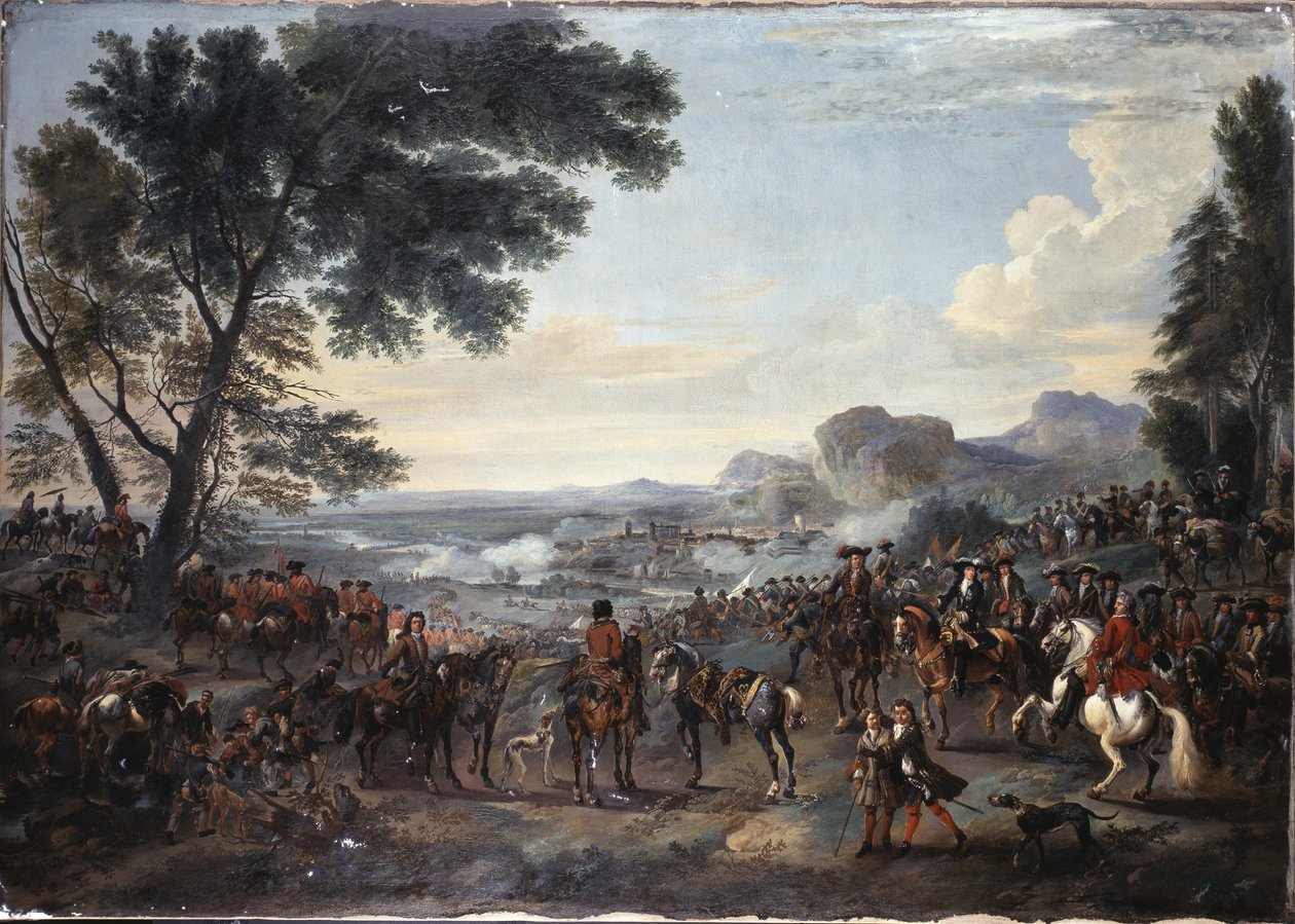 Le Roi Guillaume III et son armée au Siège de Namur - Jan Wyck
