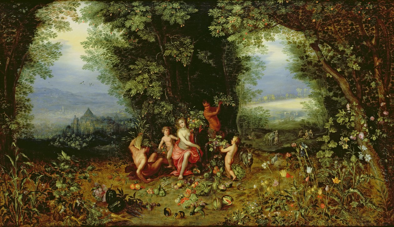 Allégorie de la Terre - Jan and Balen, Hendrik van Brueghel