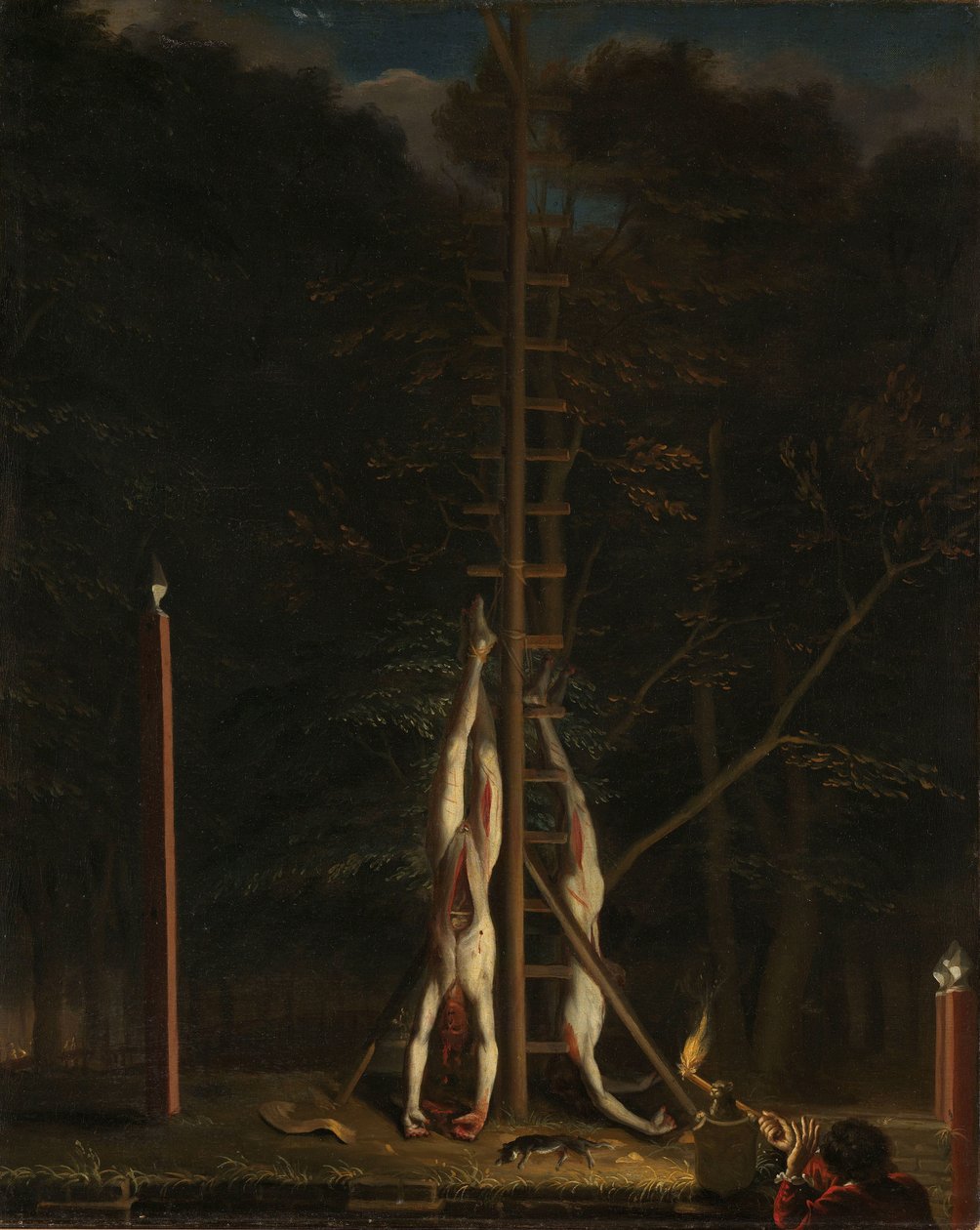 Les Corps des frères De Witt - Jan de Baen (attributed to)