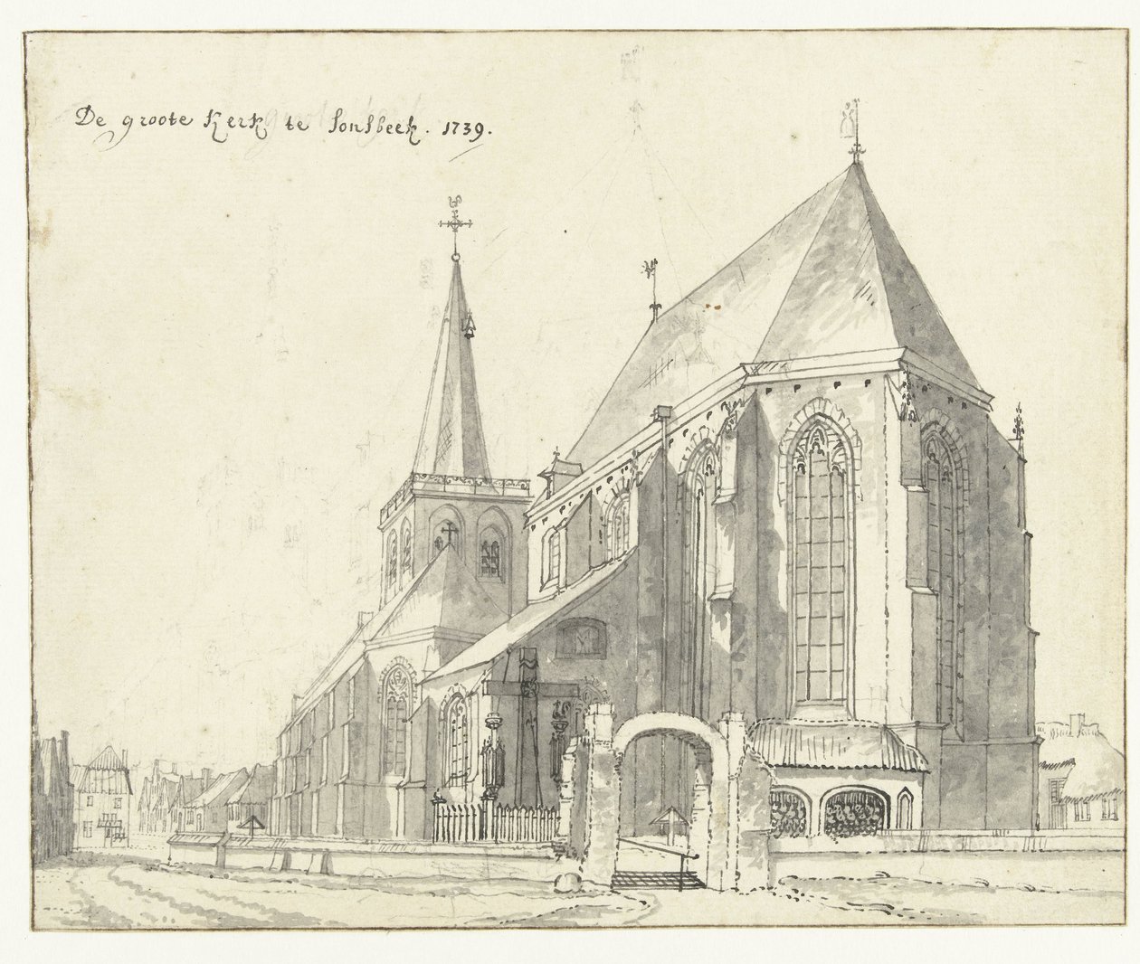 Grande église à Sonsbeck - Jan de Beijer