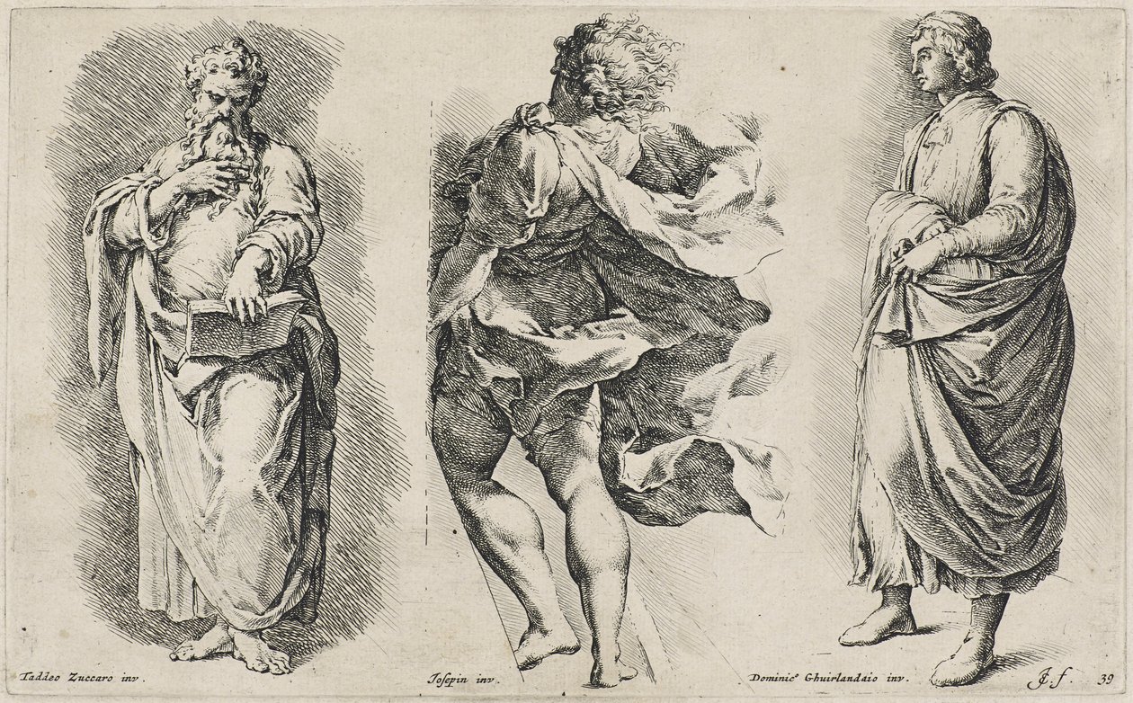 Trois figures sans titre d