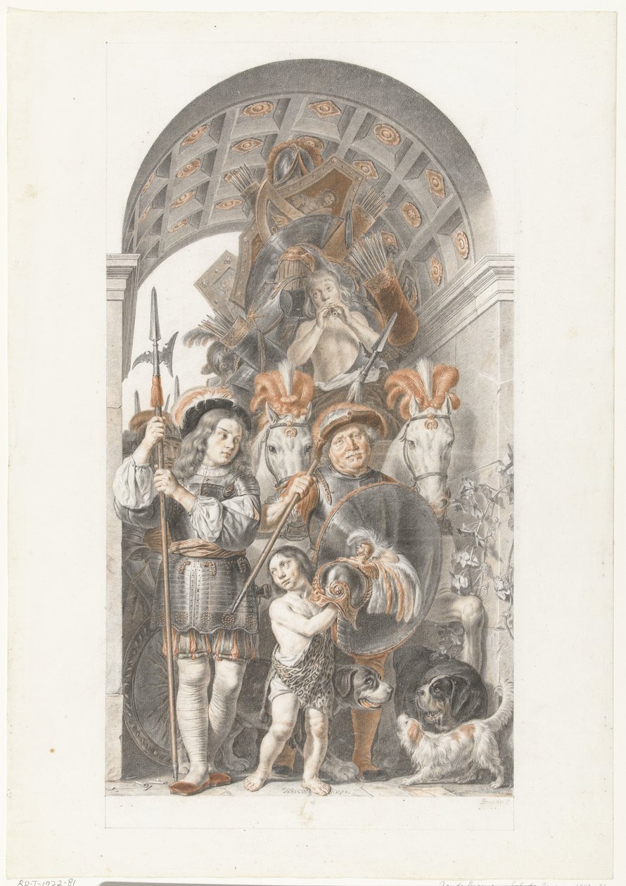 Triomphe allégorique pour le stathouder Frédéric-Henri - Jan de Bray
