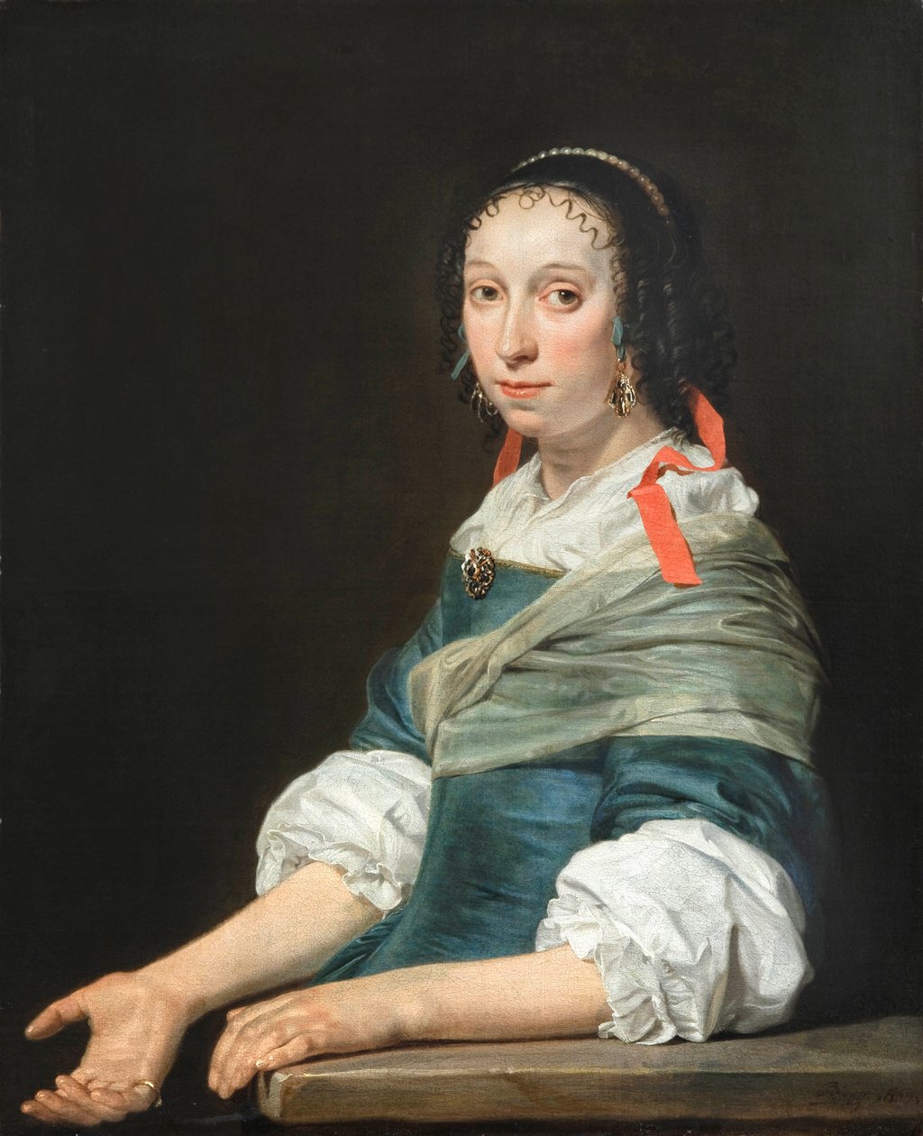 Portrait de jeune femme - Jan de Bray