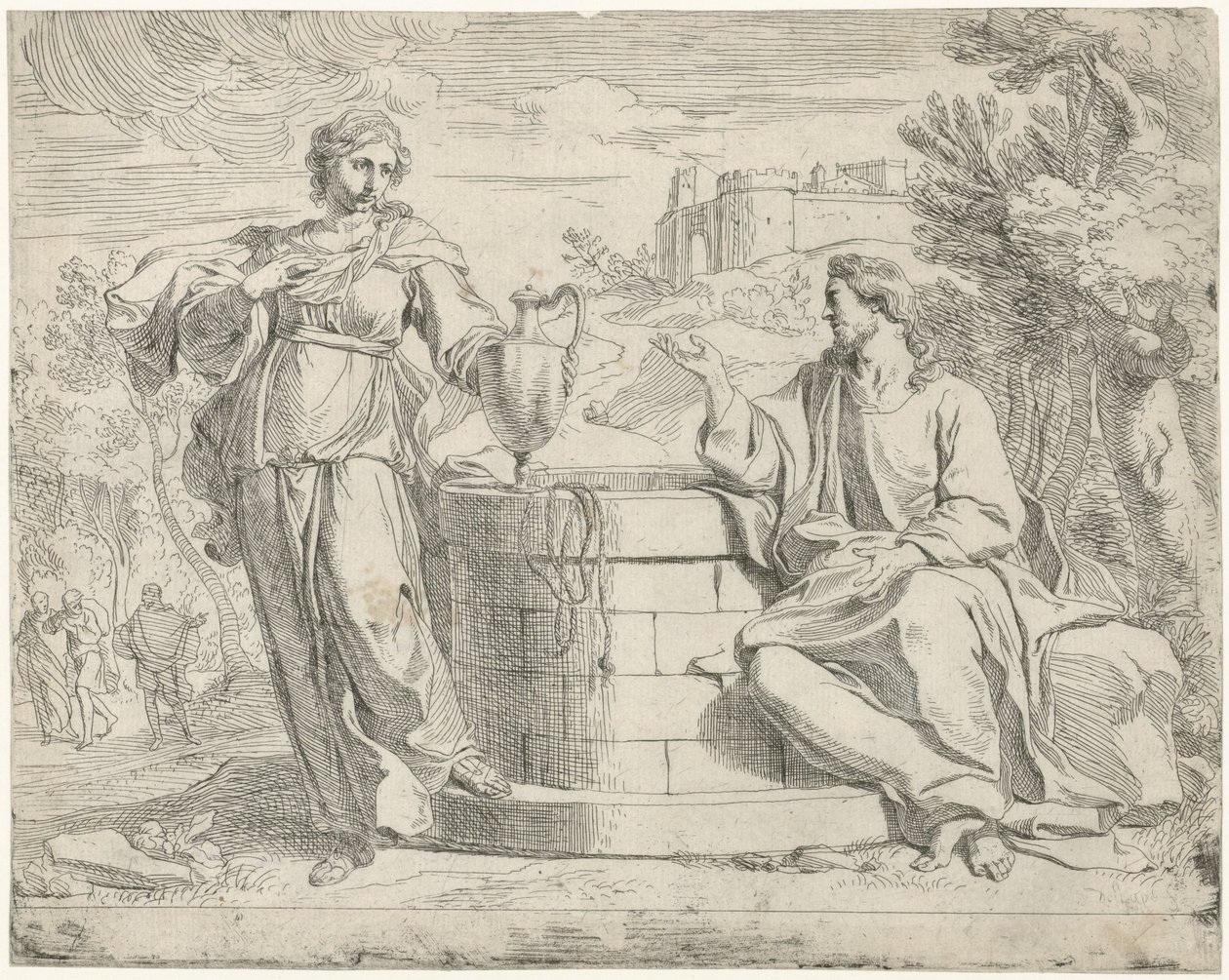 Christ et la femme samaritaine - Jan de Pape (rejected attribution)