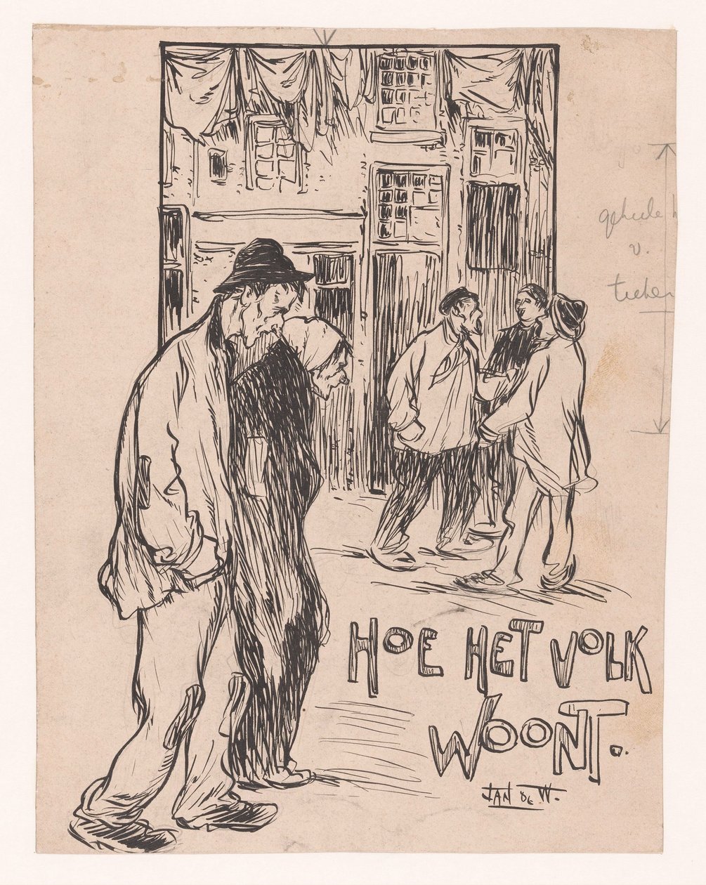 Comment le peuple vit - Jan de Waardt (signed by artist)