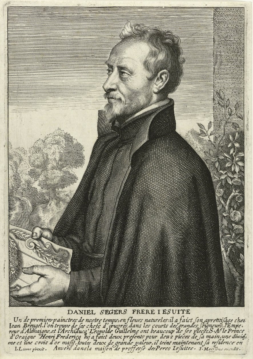 Daniel Segers (gravure) - Jan the Elder (after) Lievens