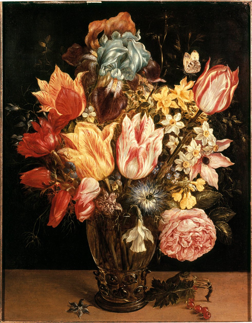 Bouquet de tulipes. Peinture de Jan Bruegel l