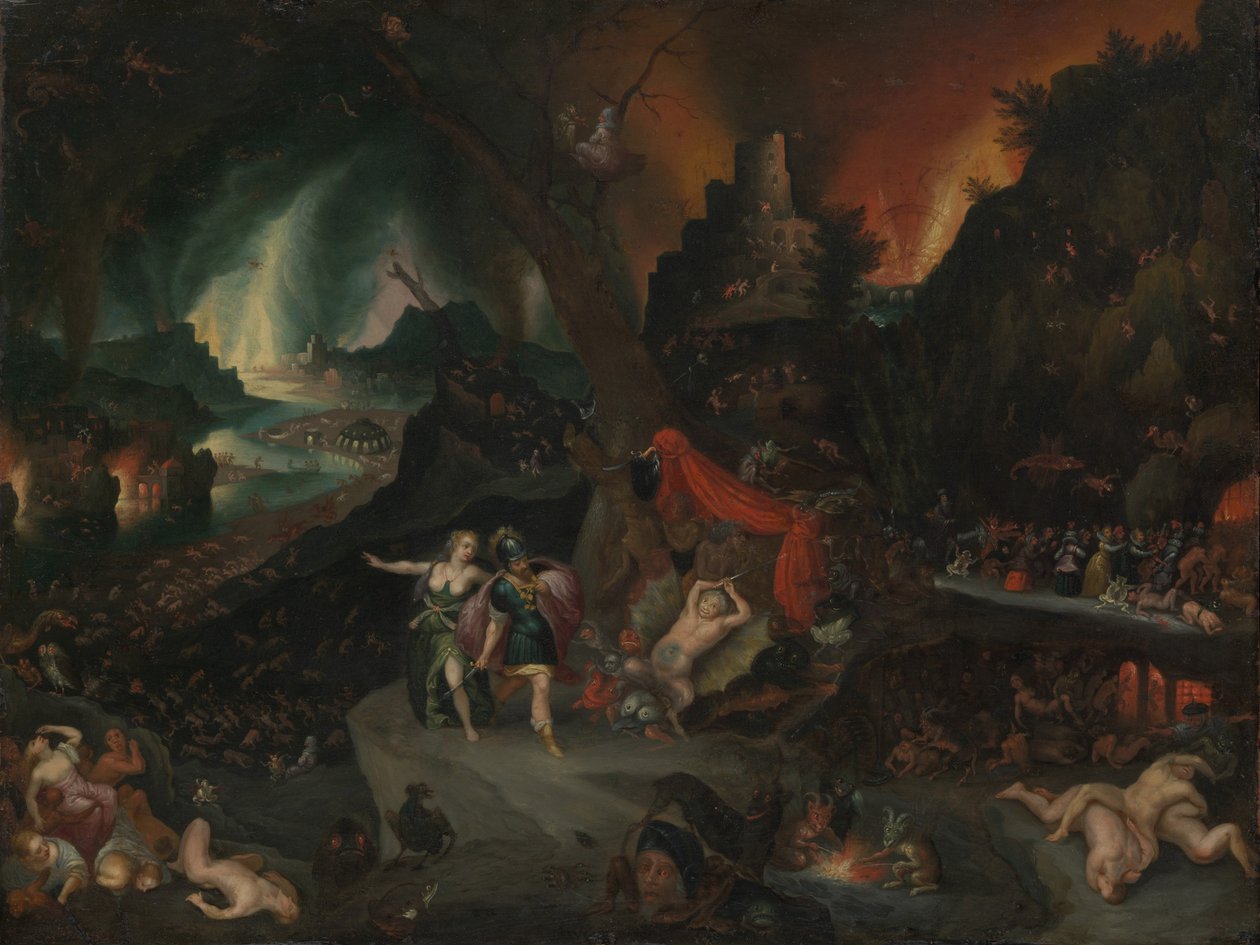 Énée et la Sibylle dans les Enfers - Jan the Younger Brueghel